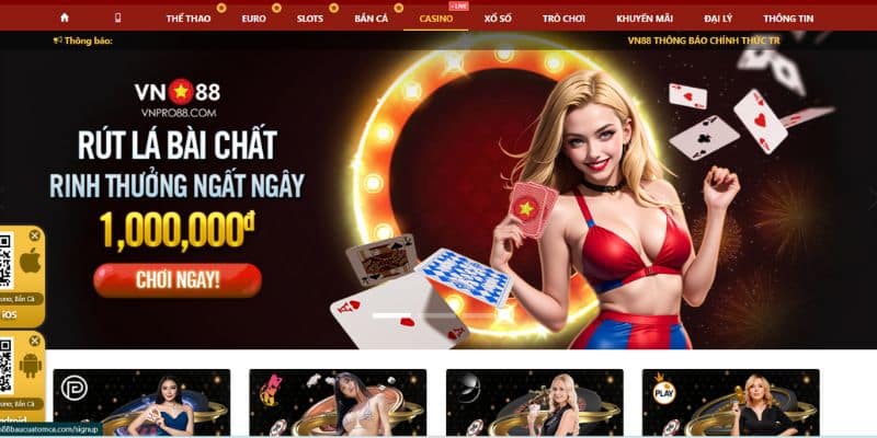 Thỏa sức đam mê cá cược với kho tàng trò chơi cá cược đa dạng tại Vn88